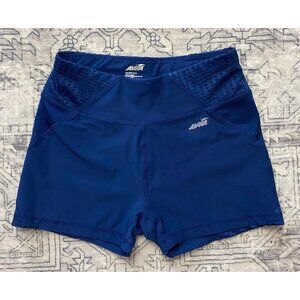 Avia Womens X-Small (0-2) Navy Blue Athletic Running Shorts Volleyball Stretch